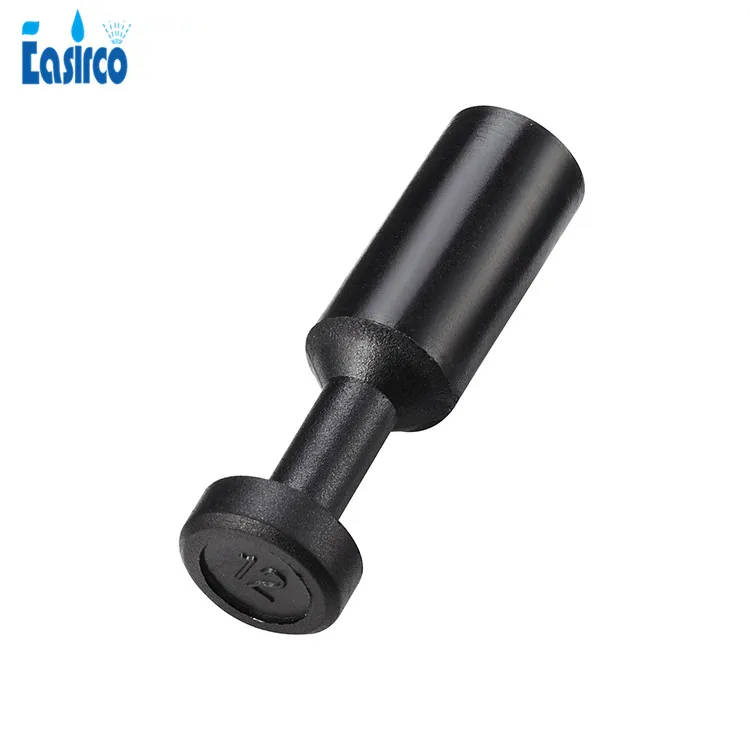 

(10pcs)Black 8mm or 6mm pneumatic end cap for connector. Free Shipping
