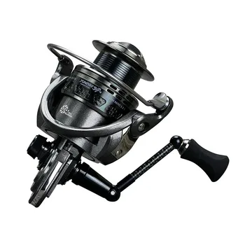 

Carp Spinning Fishing Reels, Carbon fiber handle Metal Spool, 13+1BB, aluminum main body fishing reel Fishing wheel