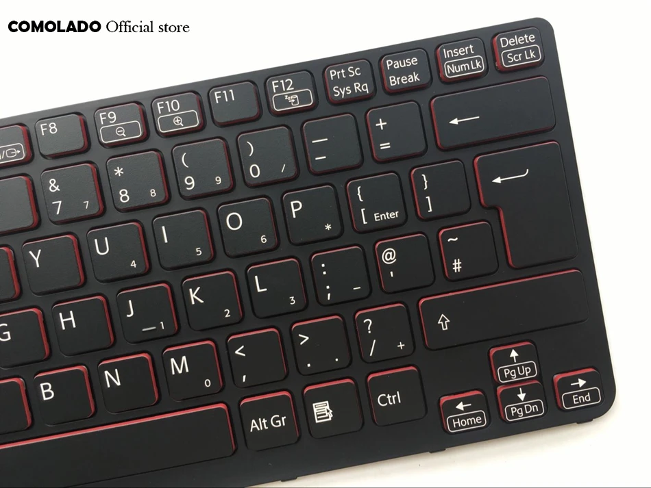 UK keyboard For Sony Vaio SVE 14 SVE14 SVS14 SVE14A backlit with black frame Laptop Keyboard UK layout