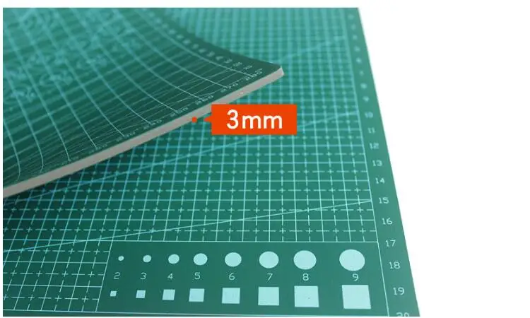 Коврик для резки из ПВХ А4 прочный самовосhealing вающийся режущий коврик Лоскутная режущая основа Лоскутные инструменты ручной работы diy аксессуары