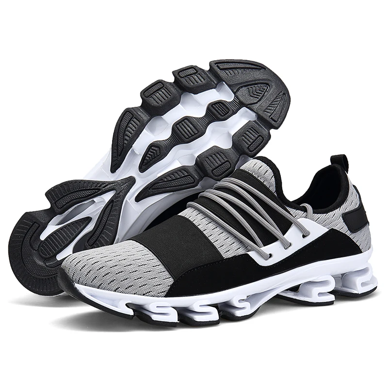 Уличная спортивная обувь 2018 Новый Дизайн подошвы кроссовки для Для мужчин дышащая амортизацию мужские кроссовки 9908 спортивная обувь