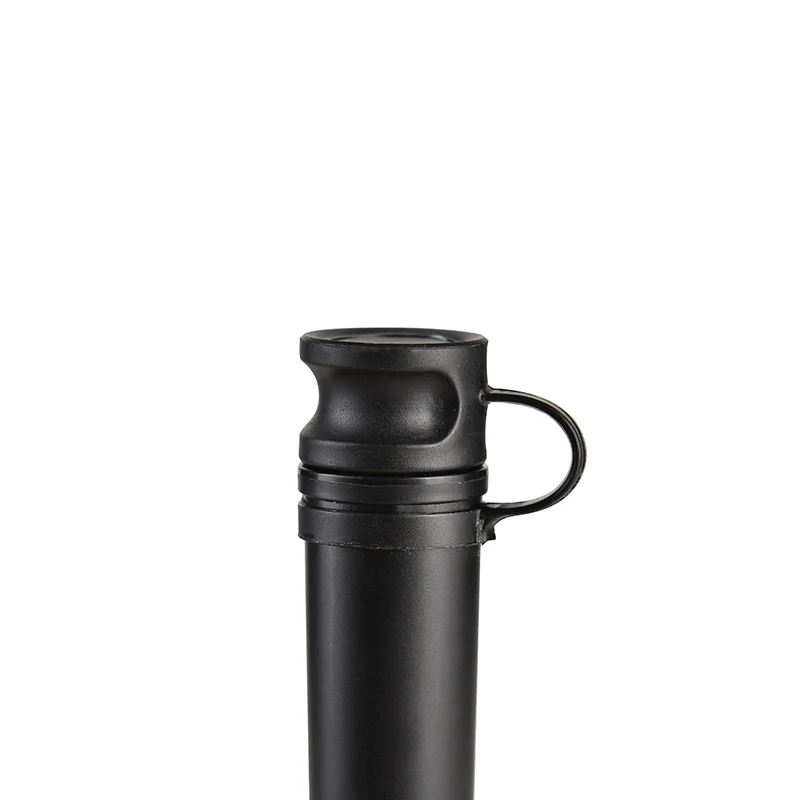 100 шт./лот, предварительно свернутый пластиковый диспенсер для сигар, тупые трубки 110 мм, пустая черная сигарная трубка с индивидуальным логотипом