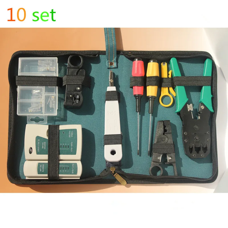 10 set 11 in 1 Maintenance of computer networks Toolkit