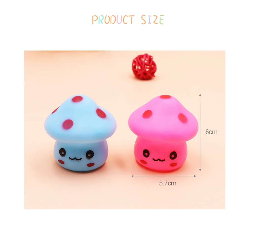 SuperNight Cute Cartoon Mushroom LED Night Light Colorful Gradient Bedroom Bedside Night Lamp for Children Kids Baby Toy Gift (12)
