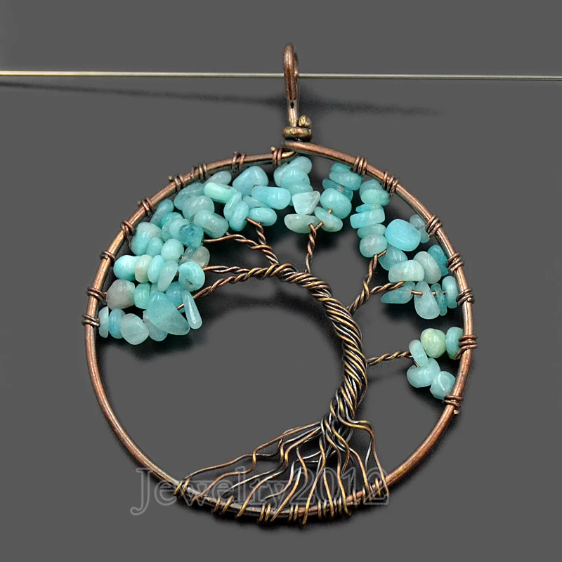 005-3a Peru Amazonite Pendant