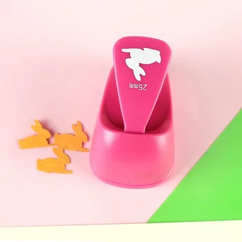 

free shipping 1" rabbit Shaper Craft Punch Scrapbooking Punches Paper Puncher DIY tools Perforadora Papel Paper Cutter School