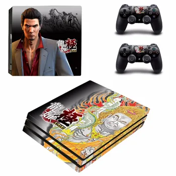 

Game Yakuza Kiwami 2 PS4 Pro Skin Sticker For Sony PlayStation 4 Console and 2 Controllers PS4 Pro Stickers Decal Vinyl