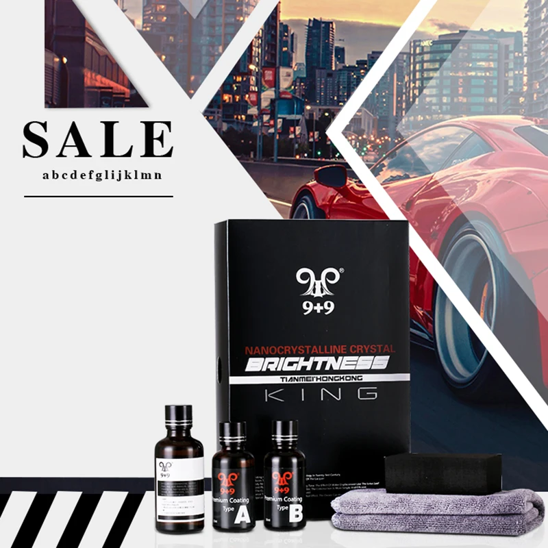 

Fast Express Long Lasting King Ceramic coating three bottles for car detailing