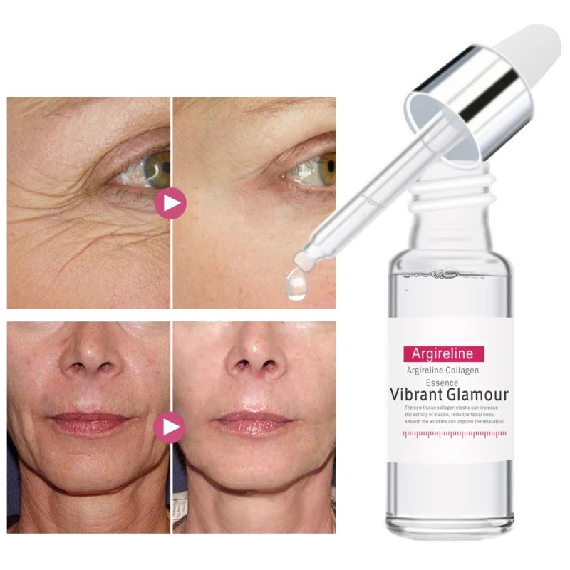 

VIBRANT GLAMOUR Hexapeptide Collagen Facial Essence Firm Water Supplementary Moisturizing Desalination Fine Line Essence TSLM1
