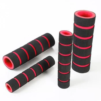 

4x Motorbike Bicycle Cycling Handle Bar Grip +Brake Clutch Lever Soft Foam Cover