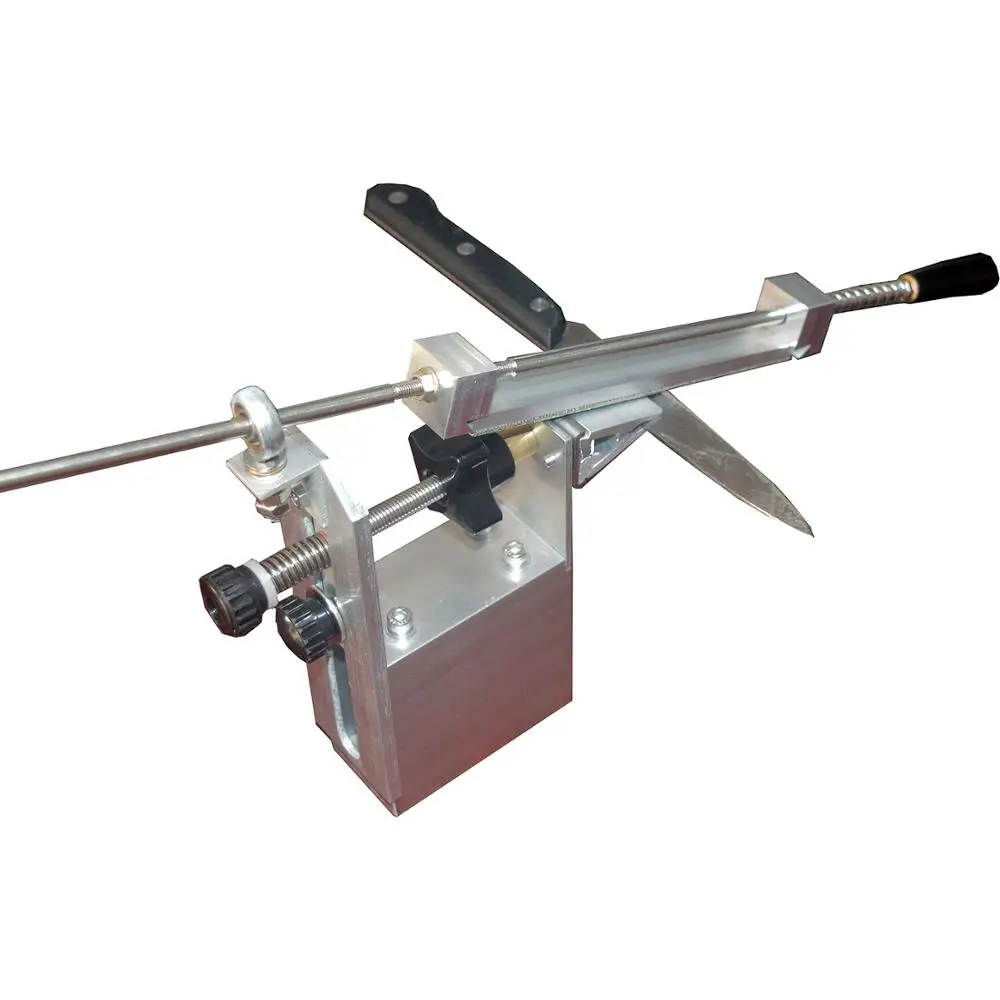 Comprar Afilador de cuchillos profesional Sistema de afilado 360 grados de rotación cuchillo Apex borde afilador de cuchillos aleación de aluminio