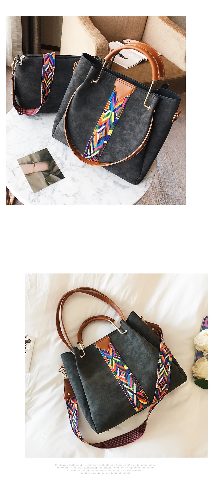 Sac à main ethnique noir Sac à main ethnique noir