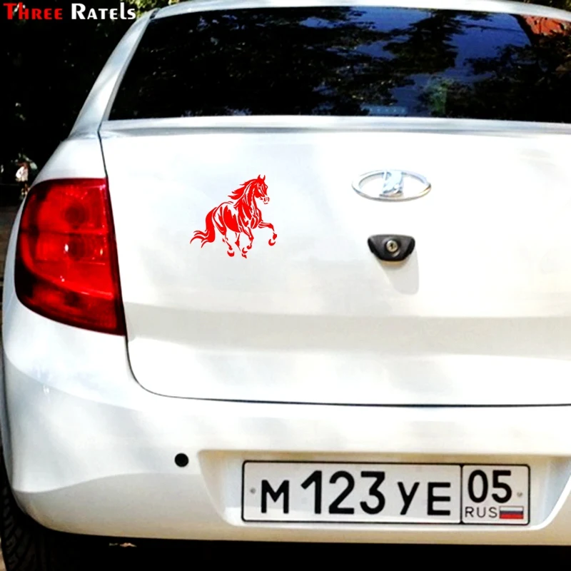 Three Ratels TZ 1445#15*15.5см пентийная лошадь наклейки на авто машину автонаклейка