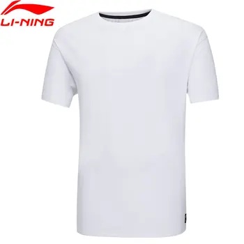 

Li-Ning Men The Trend Short Sleeve Top 66%Cotton 34%Polyester Loose Jersey LiNing li ning Sports Tees T-shirts AHSP043 MTS3108