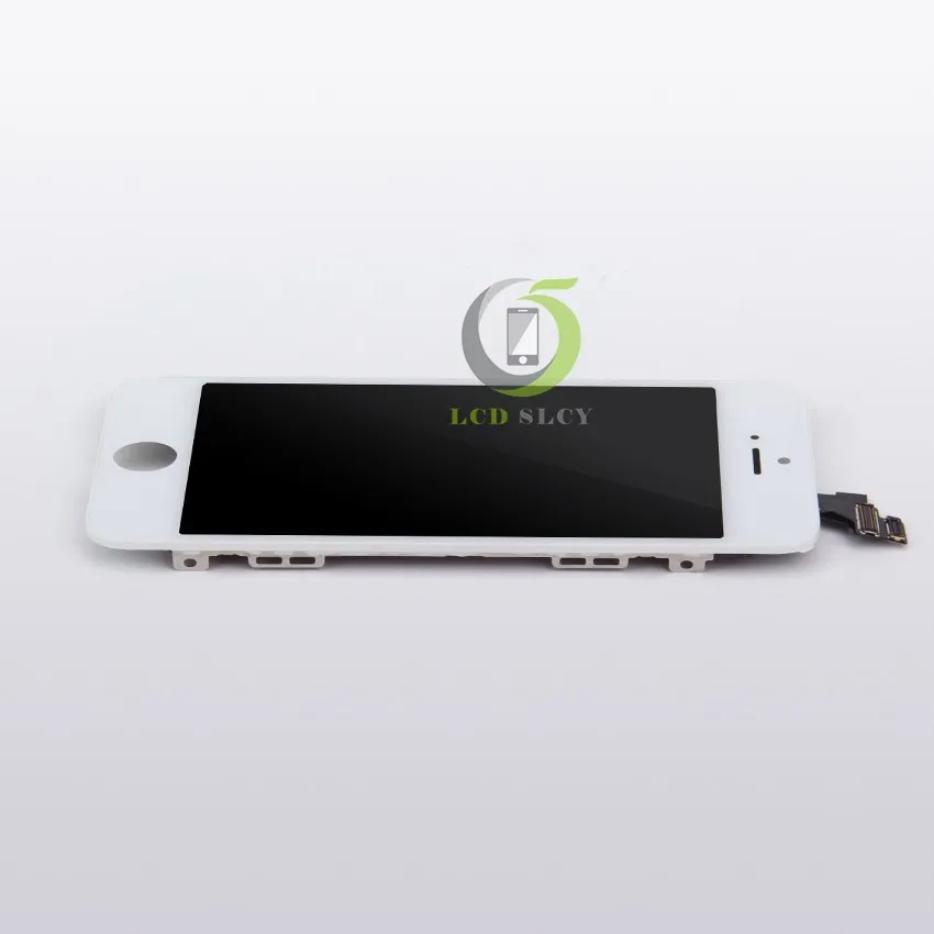 Бесплатная доставка DHL 10 шт./лот качество A +++ для iPhone 5 ЖК дисплей белый и черный