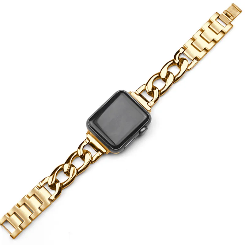 Ремешок для наручных часов металлический браслет Нержавеющая сталь соединяющий ремешок браслета для наручных часов Apple Watch, ремешок 42 мм, 38 мм, версия для наручных часов iWatch серии 4/3/2/1 ремешок