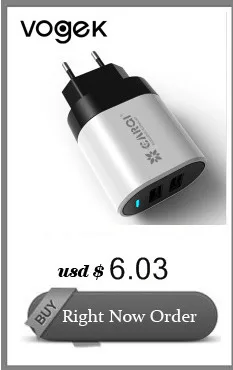 Зарядное устройство Vogek 5 V 3A Quick 3,0, зарядное устройство для мобильного телефона, зарядное устройство для путешествий, зарядное устройство для iPhone, huawei, планшета, QC 3,0, быстрая зарядка, штепсельная вилка ЕС