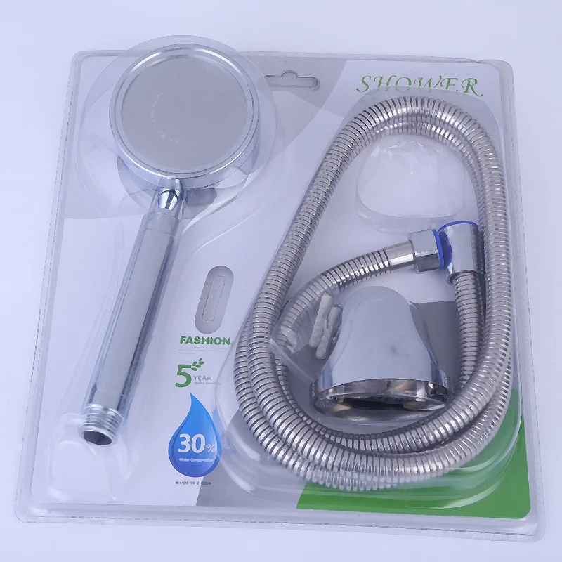 Plastic Pressure boost Handheld Water saving Bath Shower Nozzle Filter