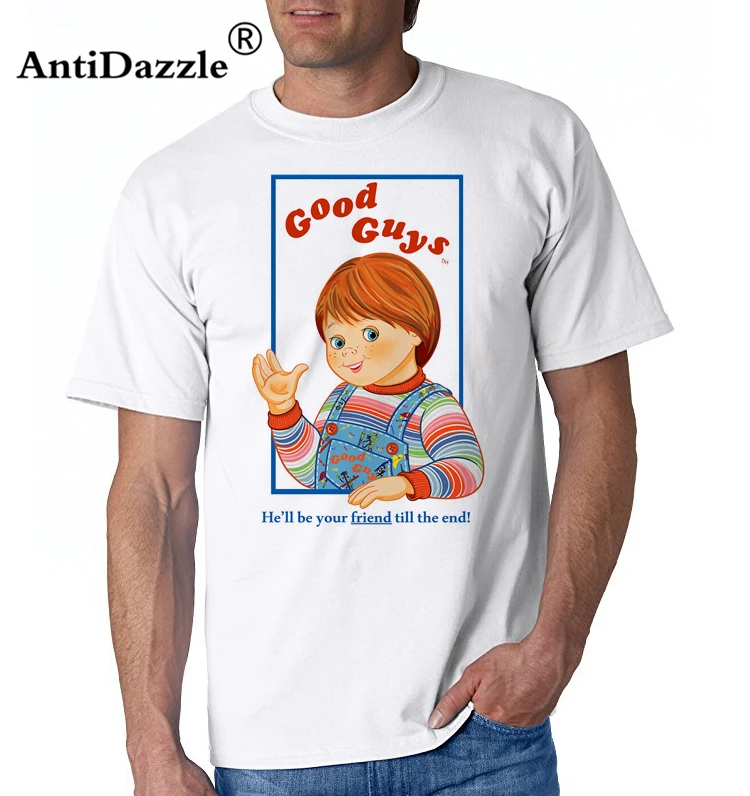

Chucky T Shirt Child S Play Good Guys Chucky T-Shirt Short Sleeve Mens Tee Shirt Oversized Streetwear Printed 100 Cotton Tshirt