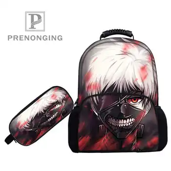 

Custom 17inch ken_kaneki_Backpacks Pen Bags 3D Printing School Women Men Travel Bags Boys Girls Book Computers Bag#1031-2-62