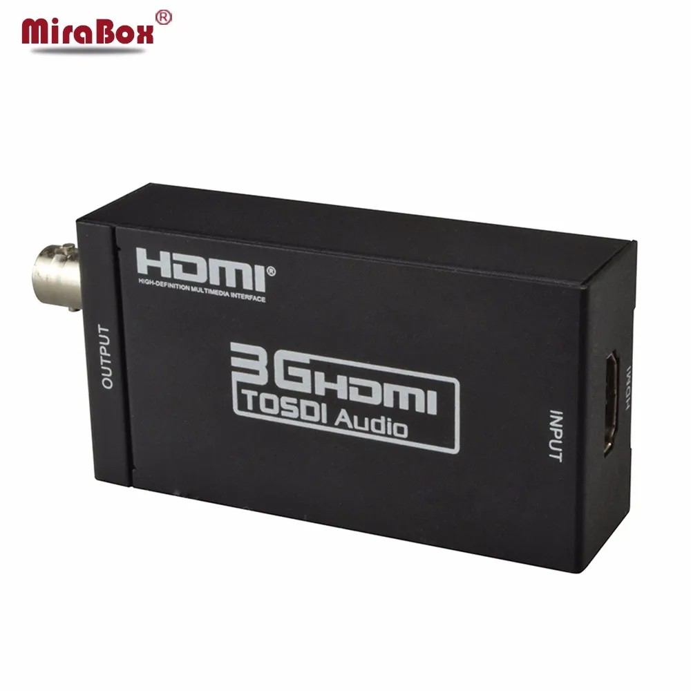 Mini 3g HDMI To SDI Converter Full HD 1080P HDMI to SDI Adapter Video Converter with Power Adapter for Driving HDMI Monitors