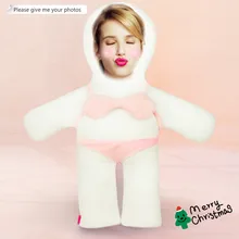 

Photo custom pillow pink bikini humanoid doll cushion Christmas decorations Cartoon Kids Toys gift custom Doll Birthday