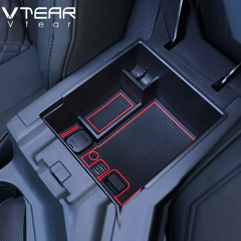 

Vtear for Mazda CX-5 Central Armrest Storage Box Console Tray Holder Stowing tidying Case Pallet Container interior accessories