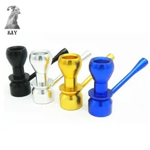 SY 1 шт. мини чайник Форма металлические трубы травы табака трубы портативный Съемная курительная трубка, курение аксессуары случайно отправлен