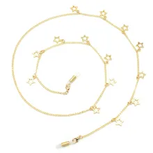 Модные женские солнцезащитные очки, цепочки для очков, лунные очки-звезды, цепочка, держатель шнура, ремешок на шею