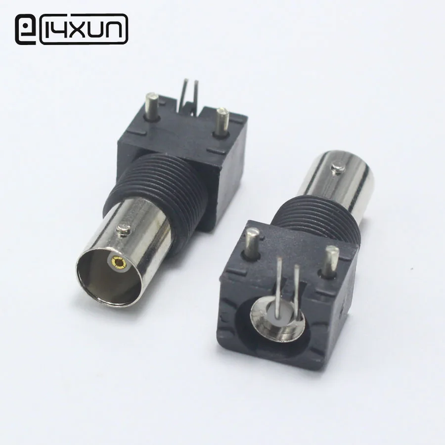 EClyxun 1 шт. черный BNC Гнездовой разъем коаксиальный Q9 PCB панель монитор видео
