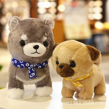 

Cute Shiba Inu doll with scarf dog plush toys children Shiba doll girl gifts Stuffed Doll Kids toy