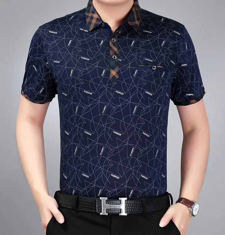Летняя стильная повседневная мужская рубашка поло, Классическая свободная брендовая рубашка поло с коротким рукавом, homme Polo hombre manga corta marca