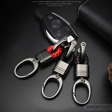 Автомобильный стильный брелок для ключей, брелок для автомобиля, мотоцикла, дома, брелок, держатель для BMW, Honda, VW, Toyota, KIA, кожа и металл, автомобильный брелок