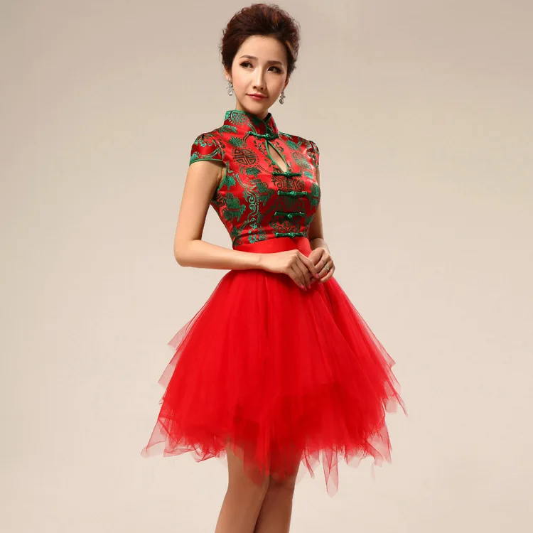 Image of chinese qipao fashion show