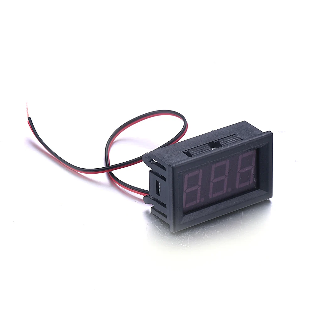 

1Pcs Professional AC 70V-500V Voltmeter Voltage Tester with Red LED Digital Display AC Voltmeter 48X29X22mm High Quality