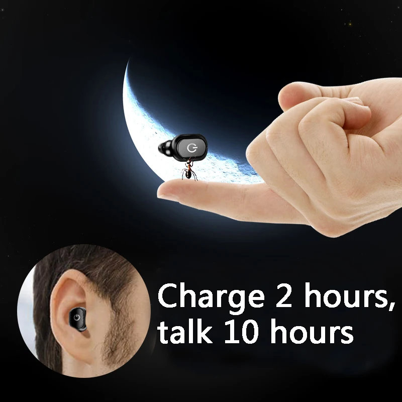 Yulubu New H58 Mini Bluetooth Headset Wireless Earphones Auriculares Bluetooth Headphone With Microphone For iPhone Mobile Phone