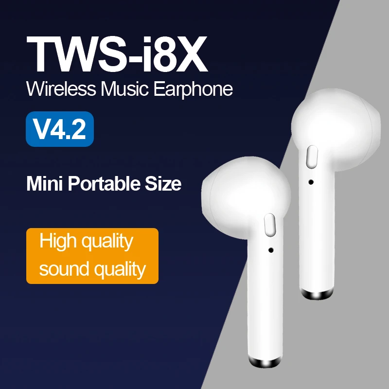 Mini i8x Auriculares Auriculares Deporte Auriculares inalámbricos para celular Mini i8x Auriculares Auriculares Deporte Auriculares inalámbricos para celular