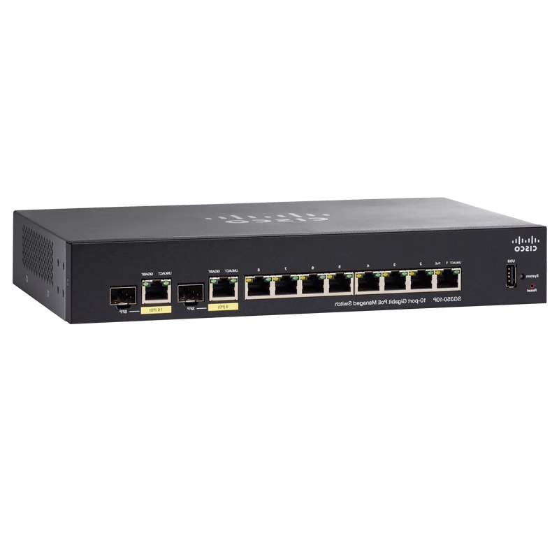 SG350-10P-K9-CN 8-портовый гигабитный Ethernet-коммутатор