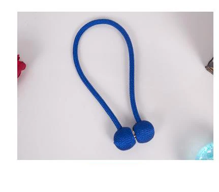 2 шт. Магнитный жемчужный шар для занавесок Tieback Tie BACK Пряжка для домашнего декора карнизы для штор аксессуары магнитные зажимы для штор - Цвет: Синий