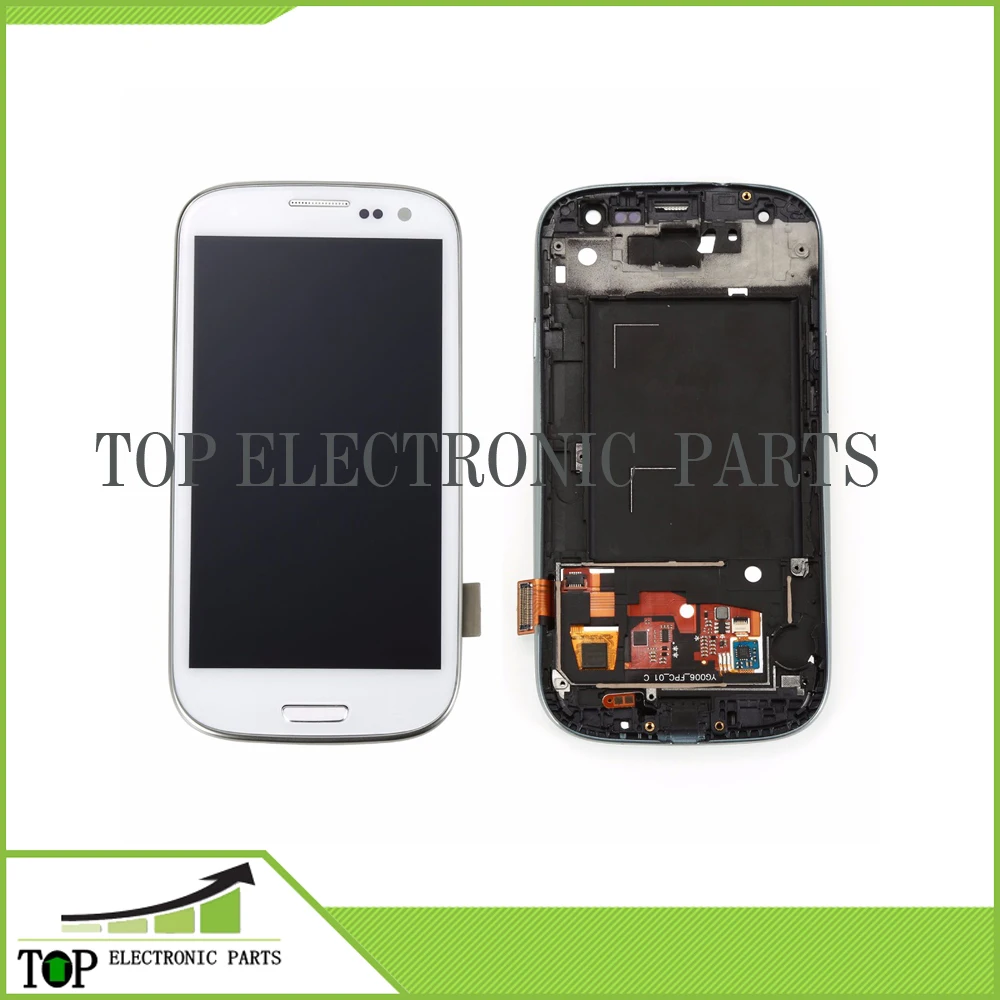 OEM AAA For Samsung Galaxy S3 I9300 GT I9300 LCD Display Touch Screen Digitizer With Frame