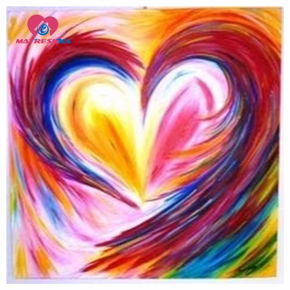 Diamond Embroidery Full Square Diamond Picture Color Heart 5d Diy Diamond Painting Crystal Cross Stitch Patterns Hobby Crafts Hobby Craft Diamond Embroidery Fulldiamond Pictures Aliexpress