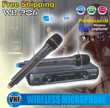 Professional Handheld Dynamic Karaoke Mic VHF Wireless Microphone System With Receiver For KTV Fio Microfone Mikrofon Microfono