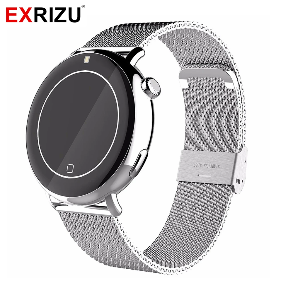 

EXRIZU MTK2502C Bluetooth Smart Watch IP67 Waterproof IPS HD Gesture Control Heart Rate Monitor UV Altitude Pedometer Mic Music