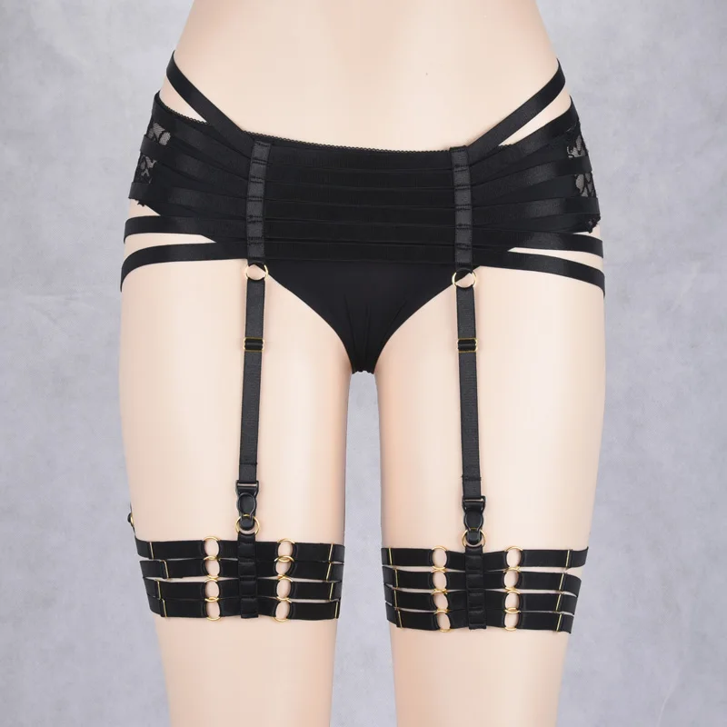 

JLX.HARNESS Body Harness Lingerie, Body Harness Panties, Burlesque Lingerie, Black Harness, Exotic Dancewear, Fetish Wear P0182