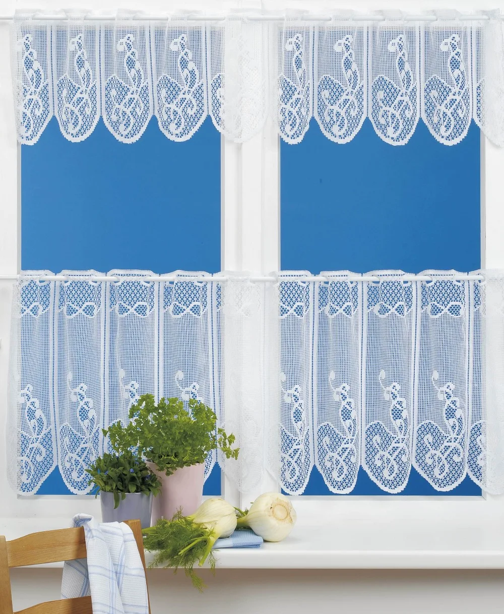 child lace curtain for european decorative curtain 160x30cm up and