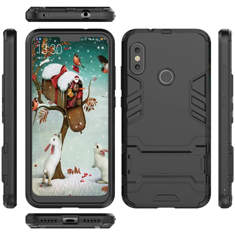 For-Xiaomi-Redmi-6-Pro-Case-Mi-A2-Lite-Iron-Man-Phone-Cover-Shockproof-Robot-Hybrid (3)