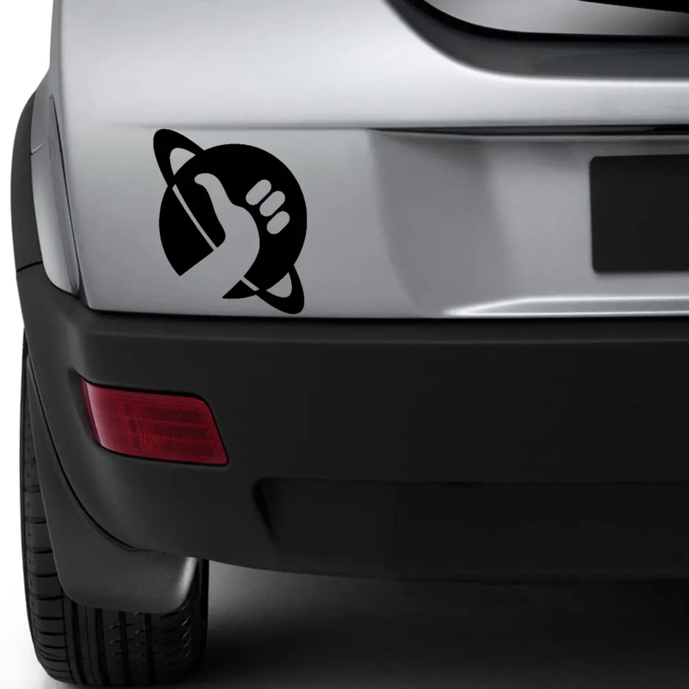 0          23.1cm15cm Hitchhikers Guide Parody Vinyl Bumper Stickers For Car Truck Window Tool Boxes Wall Laptop Ipad Notebook Sticker