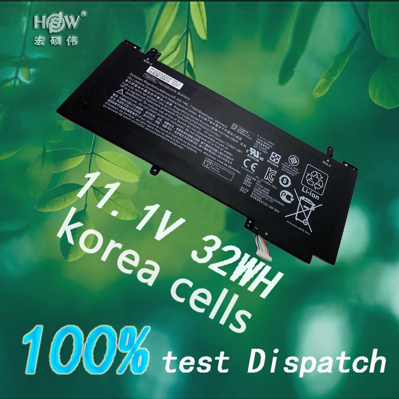 HSW колено происхождения Батарея TG03XL для hp Разделение X2 13-g TPN-W110 723921-1B1 723921-1C1 723996-001