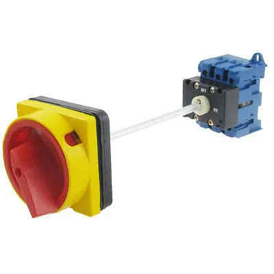 

AC 240V 440V 25A ON/OFF 2 Position 35mm DIN Rail Rotary Universal Cam Changeover Switch SZD11-25
