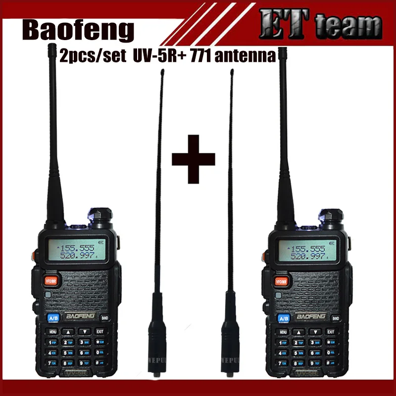 imágenes para 2 unids/set Radio Portátil Walkie Talkie de Baofeng UV-5R UV 5R UV5R radio de dos vías Transmisor de la estación con antena suave Femenina 771 imágenes para 2 unids/set Radio Portátil Walkie Talkie de Baofeng UV-5R UV 5R UV5R radio de dos vías Transmisor de la estación con antena suave Femenina 771
